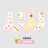 1767 calcetines gruesos para niños al por mayor ZYZ otoño e invierno terciopelo imitación de visón calcetines de tubo gruesos de dibujos animados calcetines cálidos para niñas