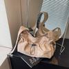 Bolso Tote Plegable Versátil de Gran Capacidad para Viajes Diarios de Mujeres Nuevo Diseño de Moda Verano 2026 Bolso Tote Casual Bolso de Hombro Único para Mujeres