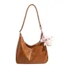Bolsa Melard da Moda para o Dia a Dia de Mulheres 2026 Nova Bolsa Transversal Retro de Alto Padrão Bolsa Tote Grande Capacidade de Ombro
