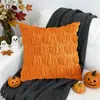 Nueva Funda de Almohada Bordada de Calabaza para Halloween, Decoración de Acción de Gracias Nueva Funda de Cojín para Sofá