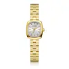 Moda Estilo Coreano Vintage Elegante Pequeno Dourado Feminino Relógio Estilo Feminino Mais Vendido Estudante Nicho Relógio Dropshipping