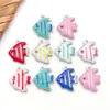 10 Tipos de Colgantes Mini de Vida Marina con Goteo de Aceite Esmaltado Estrella de Mar Pulpo Colgantes Hechos a Mano DIY Pendientes Collares Amuletos