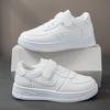Sapatos Brancos Infantis para Meninos e Meninas, Sapatos Novos de Desempenho para Estudantes de Primavera e Outono, Sapatos Esportivos Versáteis de Solado Macio para Bebês