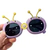 Óculos Polarizados de Desenho Animado Caterpillar para Crianças Óculos de Sol Fofos para Fotos e Brincadeiras Flor Estudante Formiga Óculos de Sol de Silicone Fofos