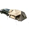 Techo negro 13 tienda de campaña automática para exteriores con varillas, doble capa, dos habitaciones, una sala de estar, villa, tienda de cola de coche tres en uno con protección solar