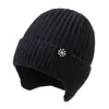Gorro y Bufanda de Invierno para Hombre con Circunferencia de Cabeza Grande, Protección para las Orejas de Personas Mayores, Otoño e Invierno Cálido Engrosado con Protección para las Orejas para Personas Mayores