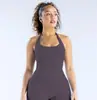 Top de yoga popular da Zola dfyne com gola halter grossa, sutiã esportivo à prova de choque e com suporte