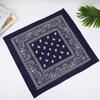 Pañuelo cuadrado estampado de algodón europeo y americano de Amazon, pañuelo cuadrado de flor ameba de anacardo, pañuelo hip-hop de anacardo en stock venta directa