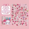 60 Piezas de Pegatinas Autoadhesivas Lindas de Sanrio, Pegatinas de Dibujos Animados Kuromi Guka, Perro Canela, Perro Pacha Set de Caja de Regalo