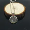 Colgante giratorio de calavera de plata para hombre y mujer, plata esterlina s925, moda retro, colgante personalizado indio
