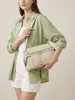 Bolso bandolera sencillo de piel de vaca de primera capa, un bolso de alta gama, ligero y elegante con un toque de lujo, diseñado para mujeres. Bolso de hombro de piel genuina