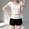 Shorts Deportivos Casuales Holgados de Cintura Alta en A con Contraste Lateral para Mujer Embarazada, Nuevos de Verano 2026