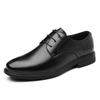 Zapatos de Piel para Hombre, Zapatos Formales de Piel para Negocios, Zapatos de Talla Grande para Hombre, Zapatos Negros con Cordones para el Trabajo y el Viaje Diario, Envío Directo de Zapatos Casuales para Hombre