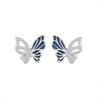 Pulsera Danza de Mariposas Damila de Plata de Ley S925 para Mujer con Corte Hueco Micro-Setting Estilo K Estilo Frío Pulsera de Pegamento Versátil