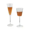 Copas de champán de tallo alto copas de cristal de alto valor copas de vino espumoso estilo ins lujo ligero fiesta de bodas bar copas de cóctel