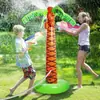 Nuevo Árbol de Coco Inflable con Aspersor de Agua Transfronterizo para Césped al Aire Libre, Juego de Agua para Padres e Hijos, Árbol de Coco Inflable, Césped de Playa, Palmera con Aspersor de Agua