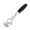 Chave de Pedal de Bicicleta Desmontagem e Instalação Aço de Alto Carbono Versão Espessada Punho de Borracha Antiderrapante Ferramenta de Reparo