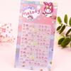 Calcomanías de Uñas Estéreo 5D en Relieve My Little Pony Niña Dibujo Animado Insípido Lindas Calcomanías para Dedos Calcomanías de Uñas para Niños