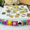 Anillo de Espaciadores de Cristal Diamantado Galvanizado de 5/6/7 mm Cuadrados con Incrustaciones de Diamante Espaciadores para Manualidades de Cuentas Accesorios de Joyería