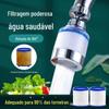 Torneira à prova de respingos artefato de água filtro rotativo universal pressurizado bico de purificação de água de cozinha borbulhador economizador de água