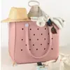 Bolsa de Praia Perfurada de EVA em Estoque Transfronteiriça, Impressão de Logo Personalizável, Cesta de Viagem de Grande Capacidade, Impermeável e Respirável
