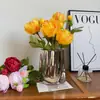 ¡Autorización! Flores Artificiales de Peonía de Alta Calidad con 2 Cabezas para Boda y Decoración del Hogar, Arreglos Florales y Exhibiciones de Flores Falsas