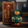 Jingdezhen 2.5kg Jarra de Vino de Cerámica Longfuxi Tian Jarra de Vino de Calabaza Juego de Vino Decoración para el Hogar Olla de Vino Sellada Estilo Caliente