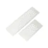 Venta al por mayor de fábrica Malla Rectangular Transpirable de Aleación de Aluminio de 70 mm para Refrigeración de Gabinetes Malla Transpirable Armario Zapatero Agujero de Ventilación