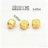 Mini Cacahuetes Sólidos Premium Cacahuetes Atractores de Fortuna Adornos Decorativos Cornucopia Artículos Decorativos Arena Dorada Cacahuetes Sólidos