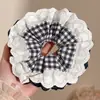 Novo modelo 2026 scrunchie de cetim preto para mulheres, elástico de cabelo de alta qualidade, elástico elegante para rabo de cavalo baixo, acessório de cabelo estilo casual