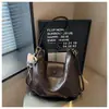 Bolsa Grande Casual Transfronteiriça de Comércio Exterior Nova Bolsa Tote com Design Estiloso para Mulheres Grande Capacidade Bolsa de Ombro Único Transversal Mochila