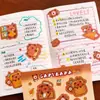 Pegatinas de Capibara, Caricatura de Capibara Linda para Cuaderno, Pegatinas Guka, Decoración Autoadhesiva de Aspecto Genial para Estudiantes de Primaria