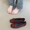 Zapatos planos de ballet para mujer 2026 nuevo primavera/verano lazo corte bajo versátil suaves estilo francés Mary Jane