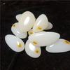 Atacado do Fabricante Jade Xinjiang Hetian Jade Material de Semente com Pele Água Clara Pedra Bruta Pingente de Jade Branco Afegão Pingente de Colar