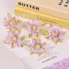 Flor de Loto Simulada Tocado DIY Pasador de Pelo Material para Pasador Flor Artificial de Loto Acompañamiento para Ropa Caja de Regalo con Flores