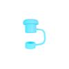 Tapa de Silicona de Grado Alimenticio para Popote, Gorro, Tapa de Botella con Forma de Tapón de Popote de Silicona, Cubierta Antipolvo para Popote de 10 mm, Tapón Antipolvo
