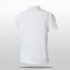 Camisa polo de manga corta de seda de hielo para hombre de verano