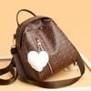 Mochila de celebridad en vivo en línea 2024 para mujer, bolso de hombro niche tipo concha, gran capacidad, bolso para mujer con letra presbópica, moda