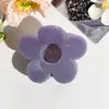 Grampo de Cabelo Flor Cortada Novo Estilo Coreano, Prendedor Elegante e Doce para Meio Preso, Acessório de Cabelo Presilha Tubarão para a Parte de Trás da Cabeça