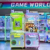 Máquina de garra de luxo com cantos arredondados para um jogador para lojas internas, operada por moedas e por código QR, equipamento comercial de exportação de fabricantes de videogames