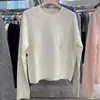 Suéter Pulôver Feminino Gola Redonda Tricô Trançado Manga Longa Estilo Japonês Modelo Primavera 482969