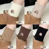 Calcetines de Media Caña para Mujer para Invierno, Otoño e Invierno, Forrados de Felpa, Engrosados, Calcetines Cálidos para el Suelo con Dibujo de Capibara