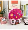 2026 Nova Mochila Infantil Fofa Casa Cogumelo Desenho Animado Opções Multicores Moda Mochila de Jardim de Infância para Bebê