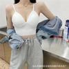 Ice Silk Hot Girls Wrap Chest Beautiful Back Camisole Roupa Interna Feminina Roupa Externa Nicho Sexy Copo Fixo Roupa Interior Sem Costura Feminina
