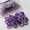 Corea del Sur banda de goma pequeña de alta elasticidad Tamaño pequeño banda para el cabello para niños niñas no daña el cabello cuerda linda diadema anillo de toalla cubierta de cuero femenino