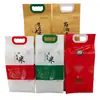 Bolsa de Embalaje para Arroz de 5 kg Hecha a Medida Bolsa de Embalaje Compuesto de Plástico para Mijo Bolsa Portátil Sellada al Vacío para Arroz Bolsa Exterior para Ladrillo de Arroz