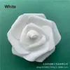 Venta al por mayor de fábrica flor de espuma de 7 cm simulación cabeza de rosa pe cadena de luces de color cabeza de rosa perforada caja de dulces de boda