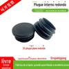 35mm de diâmetro redondo plugue plano plugue plástico plugue interno tubo de aço plugue prateleira cabeça antiderrapante mudo mesa e cadeira pé almofada