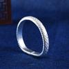 King Cervo Dourado pulseira de prata maciça malha listrada de prata superfície com batidas padrão martelado Abertura em forma de ferradura de prata pulseira de prata para homens e mulheres
