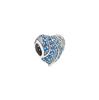 Pulsera Panjia Dora S925 Plata Esterlina Hueso de Serpiente con Cuentas Corazón con Cuentas Corazón del Océano Cuentas Sueltas Corazón Joyería DIY